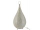 Bílá kovová stolní lampička Oriental drop- Ø 31*60 cm J-Line by Jolipa