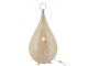 Bílá kovová stolní lampička Oriental drop- Ø 31*60 cm J-Line by Jolipa