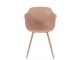 Růžová plastová židle Swing - 54*57*80 cm J-Line by Jolipa