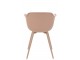 Růžová plastová židle Swing - 54*57*80 cm J-Line by Jolipa