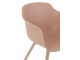 Růžová plastová židle Swing - 54*57*80 cm J-Line by Jolipa
