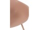 Růžová plastová židle Swing - 54*57*80 cm J-Line by Jolipa
