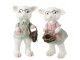 Dekorace ovčí chlapec a dívka Sheep - 25*22*46cm J-Line by Jolipa