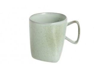 Zelený porcelánový hrneček Dot mint - ∅ 9*10 cm