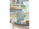 Zelený porcelánový hrneček Dot mint - ∅ 9*10 cm J-Line by Jolipa