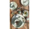 Zelený porcelánový hrneček Dot mint - ∅ 9*10 cm J-Line by Jolipa