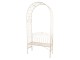 Kovová vintage zahradní lavice s obloukem Aurelie - 103*48*211 cm Clayre & Eef