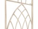 Kovová vintage zahradní lavice s obloukem Aurelie - 103*48*211 cm Clayre & Eef