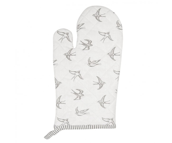 Kuchyňská bavlněná rukavice Swallow Sky - 16*30 cm Clayre & Eef