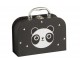 Černý papírový kufřík se zásuvkami Panda - 20*14*7cm J-Line by Jolipa