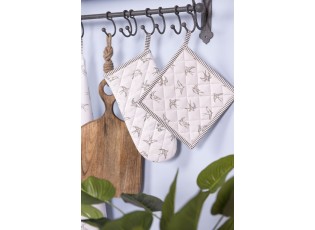 Kuchyňská bavlněná rukavice Swallow Sky - 16*30 cm