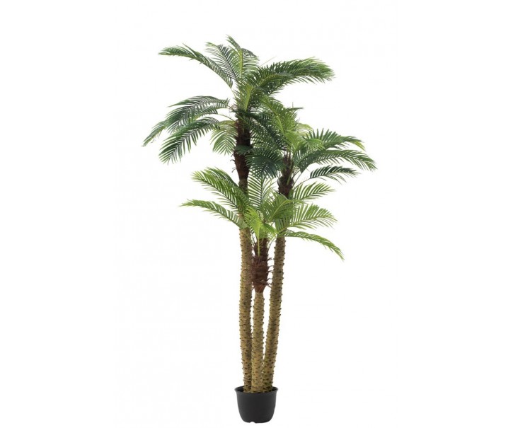Okrasná trojitá palma v květináči Palm - Ø180*300cm J-Line by Jolipa