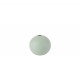 Zelenkavá keramická kulatá váza Pastel Green S - 12,3*12,3*11,5 cm J-Line by Jolipa