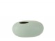 Světle zelená keramická oválná váza Pastel Green L - 25,2*15*13 cm J-Line by Jolipa