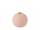 Světle růžová keramická kulatá váza Matt Pink M - 18,3*18,3*18 cm J-Line by Jolipa
