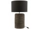 Stolní lampa s textilním stínidlem Odile – Ø 42*68 cm J-Line by Jolipa