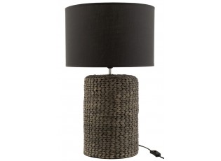 Stolní lampa s textilním stínidlem Odile L – Ø 42*68 cm