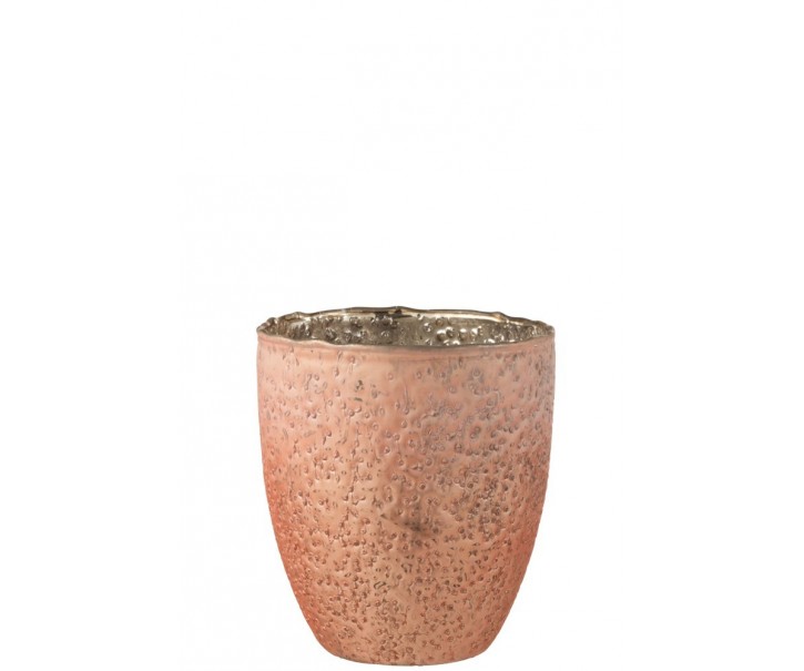 Krásný skleněný svícen bude vaši nepřehlédnutelnou dekorací. Stačí vložit čajovou svíčku a vykouzlíte neopakovatelnou romantick J-Line by Jolipa