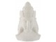 Bílá dekorace hlava Buddha - 56*41*84 cm J-Line by Jolipa