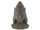 Šedá dekorativní soška hlavy Buddha L - 57*40*85 cm J-Line by Jolipa