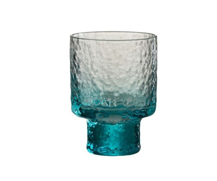 Modrá sklenička na likér Verma - Ø 7*10cm J-Line by Jolipa