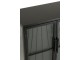 Černá kovová komoda s prosklenými dvířky Franco - 120*35*90 cm J-Line by Jolipa