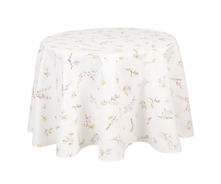 Kulatý ubrus Happy Florals - Ø 170 cm Clayre & Eef