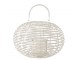 Bílá bambusová lucerna Bamboo - Ø 34*26 cm J-Line by Jolipa