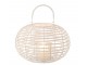 Bílá bambusová lucerna Bamboo - Ø 34*26 cm J-Line by Jolipa