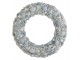 Modrý věnec z mušliček a korálků Couronne L - Ø 50*7cm J-Line by Jolipa