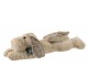 Světle hnědý ležící plyšový pejsek 48 cm J-Line by Jolipa