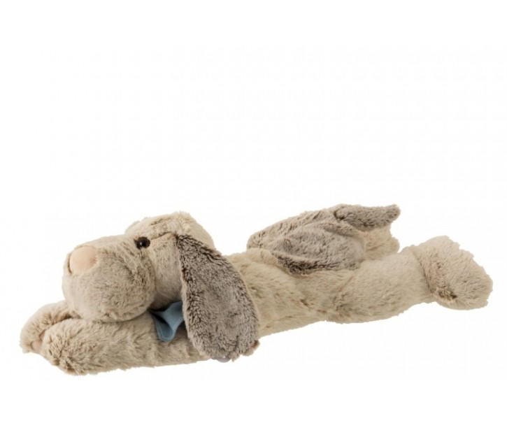 Světle hnědý ležící plyšový pejsek 48 cm