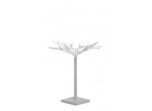Bílý kovový dekorativní strom Leonois S - Ø 51*64 cm