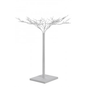 Bílý kovový dekorativní strom Leonois M - Ø 62*80 cm
