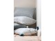 Světle modrý podélný polštář s designem kapek La Pluie - 52*32*4 cm J-Line by Jolipa