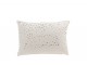 Bílý podélný polštář s designem kapek La Pluie - 30*50 cm J-Line by Jolipa