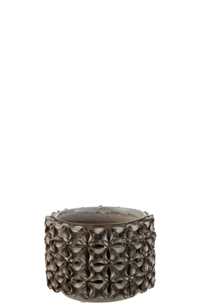 Keramický obal na květináč Coral S - Ø 16*12 cm