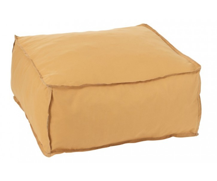 Žlutý sedák / puf Hassock- 60*60*28 cm J-Line by Jolipa