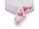 Ubrus na stůl Country Side Chicken red - 150*150 cm Clayre & Eef