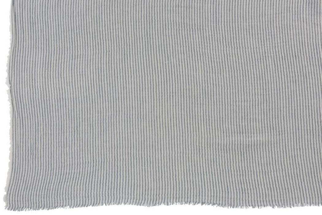 Modro - bílý pruhovaný bavlněný pléd Stripes - 130*170 cm J-Line by Jolipa Modro - bílý pruhovaný bavlněný pléd Stripes - 130*170 cm J-Line by Jolipa