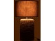 Stolní lampa s textilním stínidlem Odile – Ø 42*68 cm J-Line by Jolipa