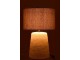Stolní lampa v šedo-bílé kombinaci Abelle L - Ø 42*64 cm J-Line by Jolipa