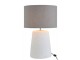Stolní lampa v šedo-bílé kombinaci Abelle L - Ø 42*64 cm J-Line by Jolipa