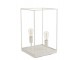 Lampa z bílého kovového rámu Tilde L - Ø 30,5*51 cm J-Line by Jolipa