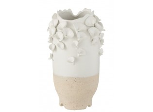 Keramická váza s květy sasanky Anemone - Ø22*38 cm