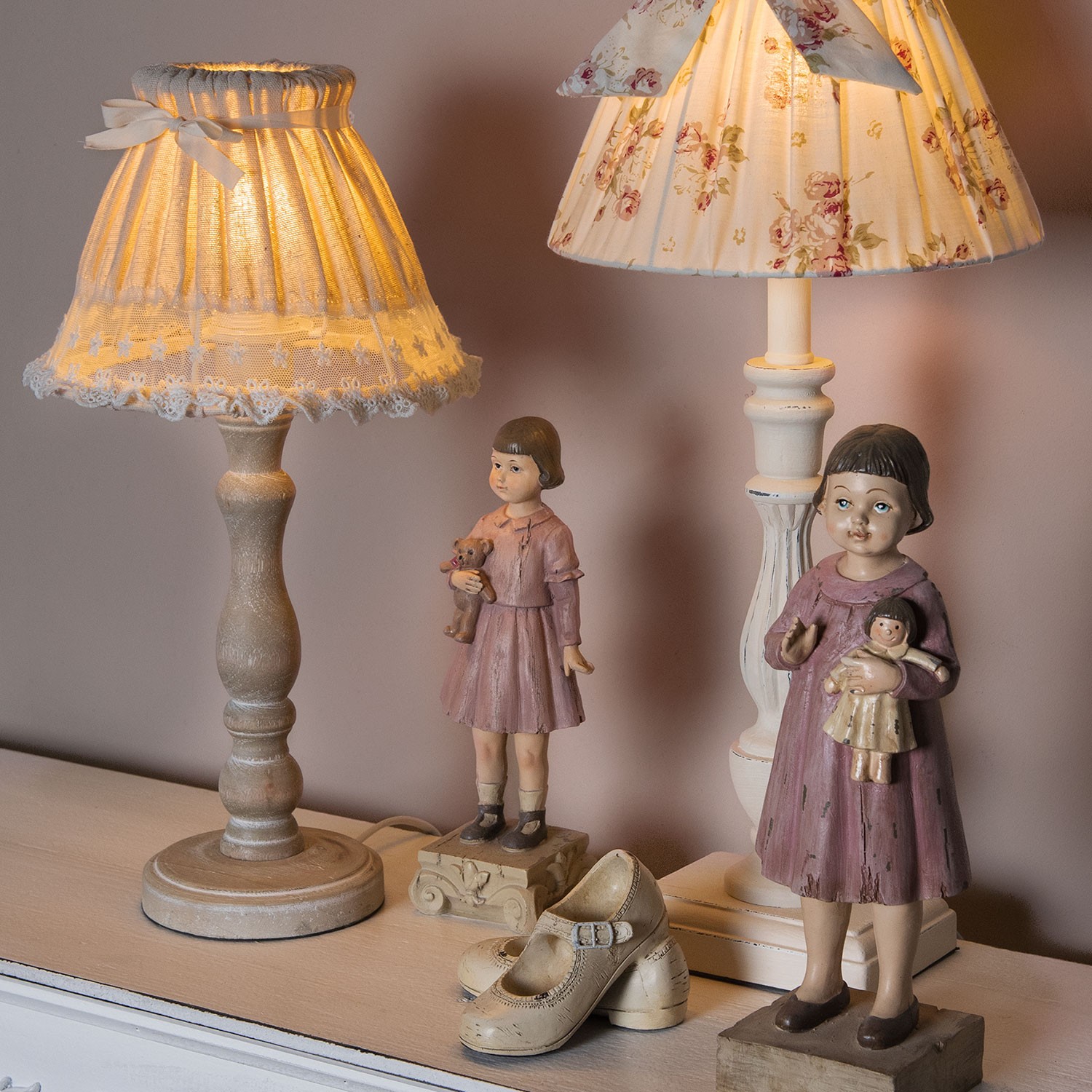 Stínidlo lampa Flower - Ø 22*14 cm Clayre & Eef Stínidlo lampa Flower - Ø 22*14 cm Clayre & Eef