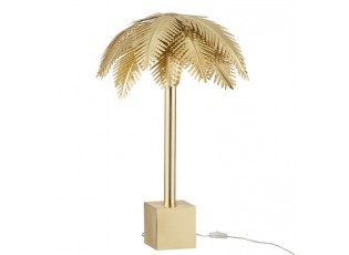 Zlatá kovová stolní palmová lampa Coconut - Ø 45*72 cm