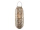 Šedohnědá dřevěná lucerna Romaine L - Ø 38,5*96,5 cm J-Line by Jolipa