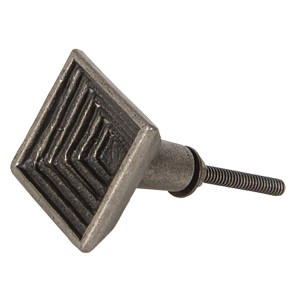 Kosočtvercová kovová úchytka na nábytek - 3*3*4 cm