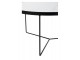 Konferenční stolek v marble designu Helaine - Ø 80*40 cm J-Line by Jolipa